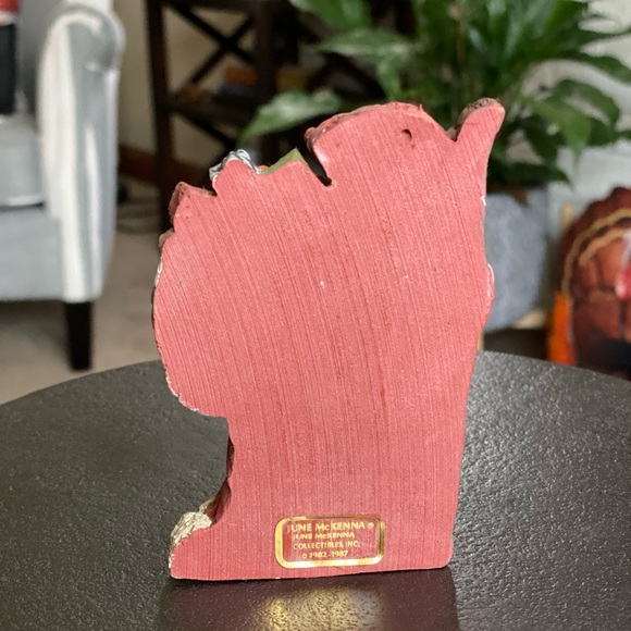 Vintage 1985 June McKenna Old World Santa Figurine Signed - Picture 2 of 7